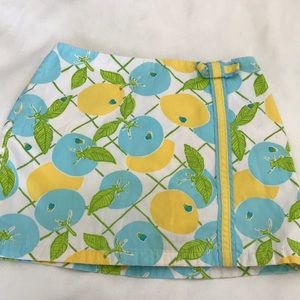 Lilly Pulitzer lemon skirt lemon 🍋 💙💚